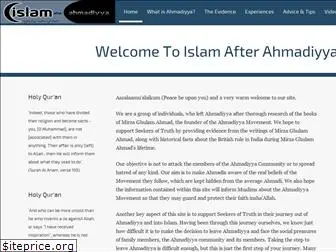 islamafterahmadiyya.com