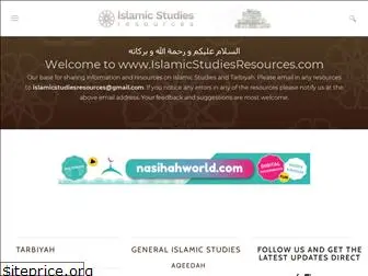 islamicstudiesresources.com