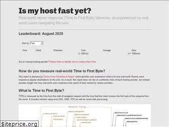 ismyhostfastyet.com