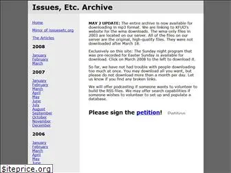 issuesetcarchive.org