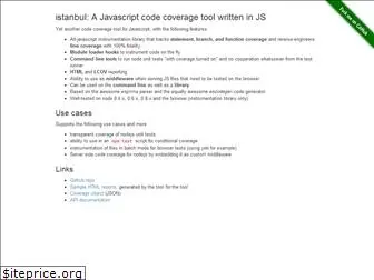 istanbul-js.org