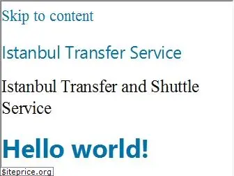 istanbultransfer.com