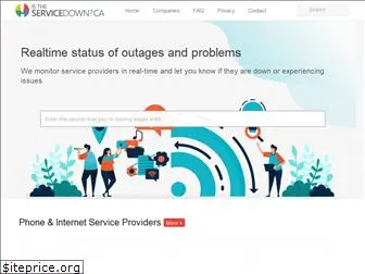 istheservicedowncanada.com