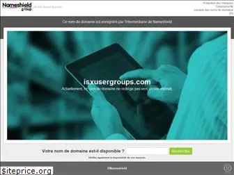 isxusergroups.com