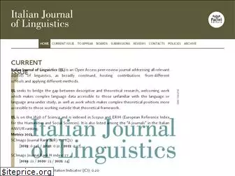italian-journal-linguistics.com