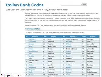 italianbankcodes.com