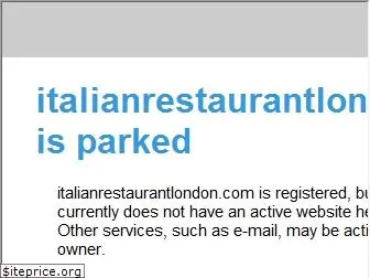 italianrestaurantlondon.com