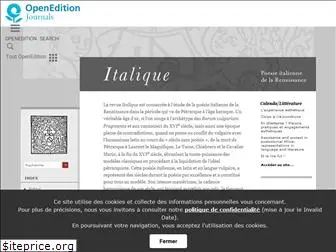 italique.revues.org