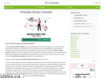 itscalendar.com