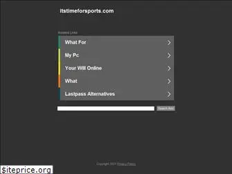 itstimeforsports.com