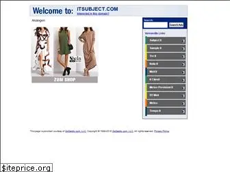 itsubject.com