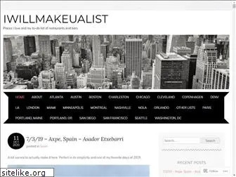 iwillmakeualist.com