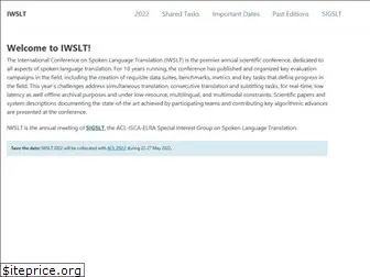 iwslt.org