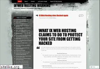 ixwebhostwarning.wordpress.com