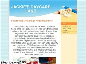 jackiesdaycareland.com