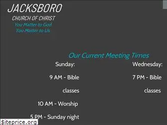 jacksborochurch.com