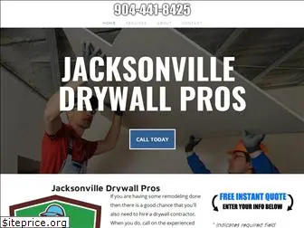 jacksonvilledrywallpros.com