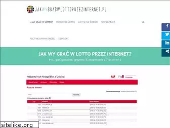 jakwygracwlottoprzezinternet.pl