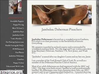 jamboloudobermans.com