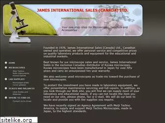 jamesinternationalsales.com