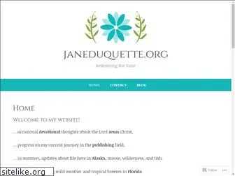 janeduquette.org