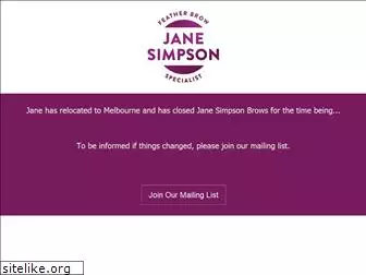 janesimpsonbrows.com