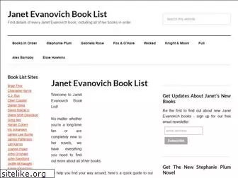 janetevanovichbooklist.com