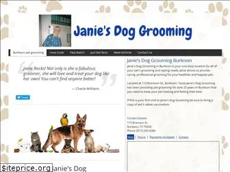 janiesdoggrooming.com