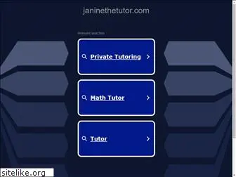 janinethetutor.com