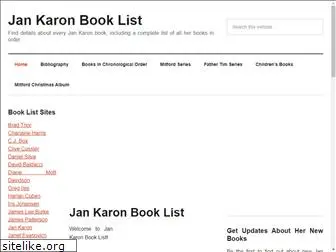 jankaronbooklist.com