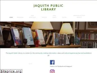jaquithpubliclibrary.org