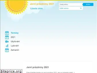 jarni-prazdniny-terminy.cz