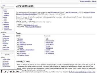 javacertification.wikidot.com