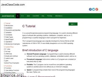 javaclasscode.com thumbnail