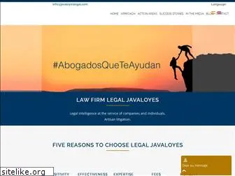 javaloyeslegal.com