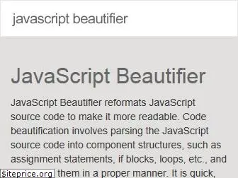 javascriptbeautifier.com