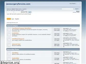jawsurgeryforums.com