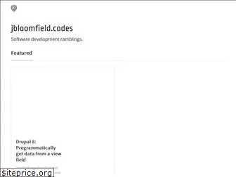 jbloomfield.codes