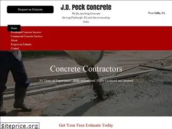 jdpeckconcrete.com