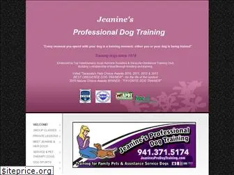 jeaninesprodogtraining.com