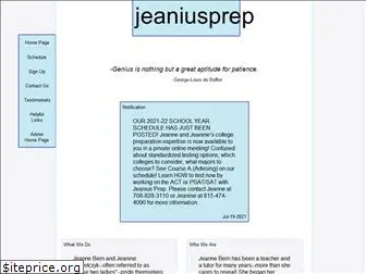 jeaniusprep.com