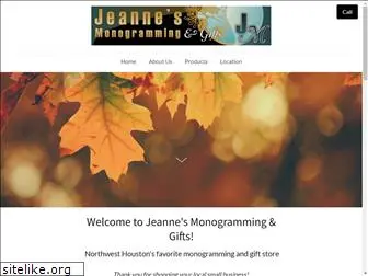 jeannesmonogramming.com