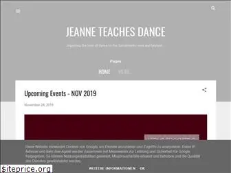 jeanneteachesdance.blogspot.com