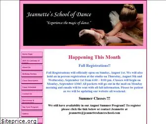 jeannettesdanceschool.com