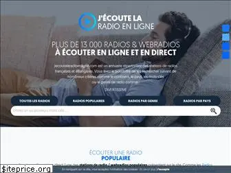 jecoutelaradioenligne.com