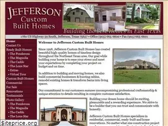 jeffersoncustombuilthomes.com