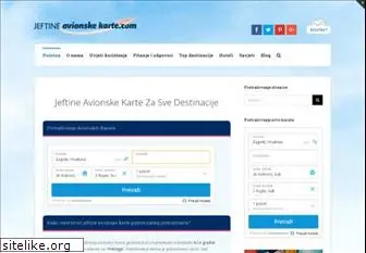 jeftineavionskekarte.com