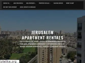 jerusalemapartmentrentals.com