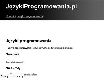 jezykiprogramowania.pl