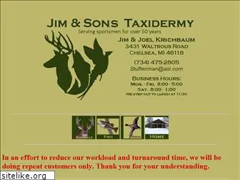 jimandsonstaxidermy.com